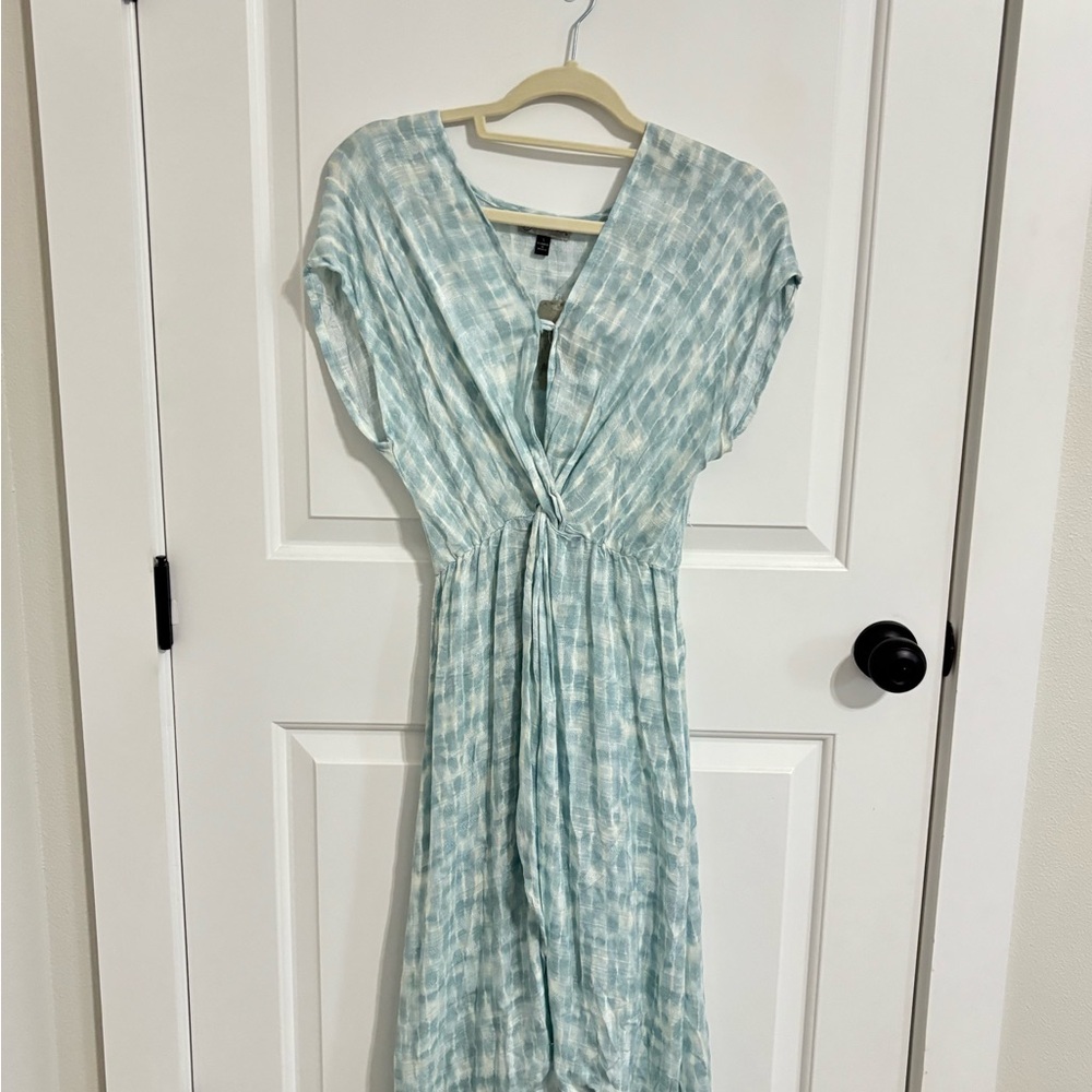 NWT JVALDI Blue Tie-Dye Swim Cover Up Dress